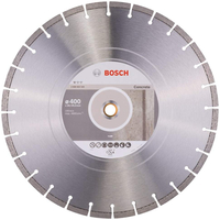 BOSCH  Disque à tronçonner diamanté Standard for Concrete - 400 x 20,00+25,40 x 3,2 x 10 mm - 2608602545