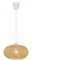 BRILLANT SUSPENSION IVONA E27 BEIGE DIAMETRE 30CM   REF: INHK15079S02