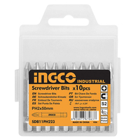 INGCO SET DE 10 EMBOUTS PH2 - SDB11PH223