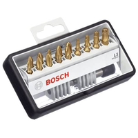 BOSCH  Embouts de vissage courts Max Grip Robust Line, set de 18 pièces + 1 (L) - 25 mm, 18+1tlg.  -2607002581