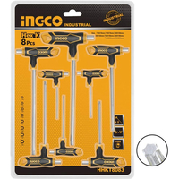 INGCO 8 PCS T-HANDLE TORX WRENCH SET - HHKT8083