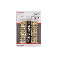 BOSCH 10 embouts double ended 65mm, Standard for UniversalGold SDB set  -2608521042