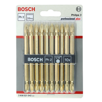 BOSCH 10 embouts double ended 110mm, SDB set  -2608521043
