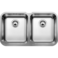 BLANCO EVIER SOUS PLAN SUPRA340/340-U  INOX SATINE 519716