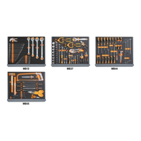 BETA COMPOSITION DE 133 OUTILS EN PLATEAUX MOUSSE COMPACTE POUR COFFRE C35 POUR L'INDUSTRIE - 5935VI/2MB