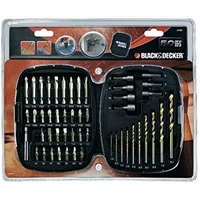 BLACK+DECKER SET DE FORÊTS ET EMBOUTS 50PCS- A7093-XJ