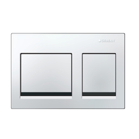 GEBERIT Plaque de commande WC ALPHA 15 BLANC - 115.045.11.1