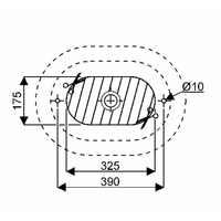 GEBERIT VARIFORM Oblongue Vasque à poser 55 x 40 cm - 500.774.01.2