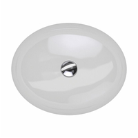 GEBERIT VARIFORM Oval Vasque à encaster par le dessous Blanc 58 x 49 cm - 500.754.01.2