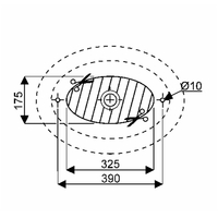 GEBERIT VARIFORM Oval Vasque à poser 55 x 40 cm - 500.771.01.2