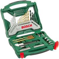 Bosch Accessories 50 pièces Ensemble de forets et de tournevis en titane X-Line 2607019327