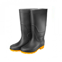 INGCO Bottes PVC noires Taille44 - SSH092LYB.44