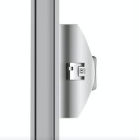 Dormakaba Kit Fermeture antipanique Push Bar 1V Argent BAP - PHB 3000