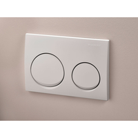 GEBERIT Plaque de commande WC ALPHA 10 BLANC - 115.040.11.1
