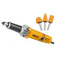 INGCO Meuleuse droite 6mm 400W + 3 accessoires - PDG4003