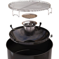 BARBECOOK Edson Barbecue de jardin Baril à charbon -  2236010000
