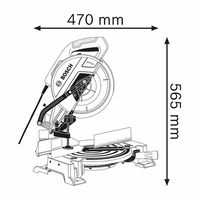 BOSCH Scie à onglets +GCM 10 MX  -0601B29020