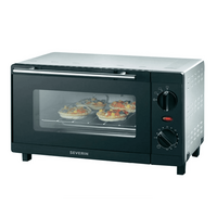 SEVERIN Mini four de cuisson 60mn double vitrage 9L - TO 2052