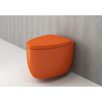 BOCCHI ETNA Pack WC suspendue Orange Cuvette + Abattant amortissable - 1116.004.0126
