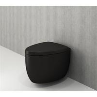 BOCCHI ETNA Pack WC suspendue Noir mat Cuvette + Abattant amortissable - 1116.004.0126
