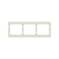 INGELEC Jade Plaque interrupteur triple horizontale Marfil