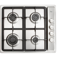 TEKA Plaque de cuisson à gaz de 60 cm 4 zones de cuisson et avec système de sécurité EP 60 4G AI - 40260609