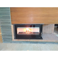 CARBEL Insert panoramique A-85-2 THERMIC , 4 ventilateurs, 9.3 kW - A-85-2 THERMIC ANGLE