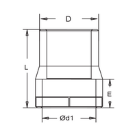 FORMÜL Réducteur PPR Ø 63/50 - RDS-635000