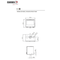 CARBEL Insert panoramique de 60 cm, 4 ventilateurs, 10.7 kW - I 60 THERMIC