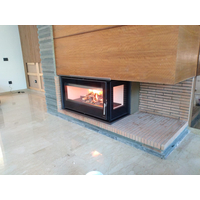 CARBEL Insert panoramique  A-100-2 cm, 4 ventilateurs, 10.7 kW - A-100-2 THERMIC Angle