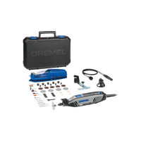 DREMEL Outil multi-usage ® 4300 avec 3 Adaptations et 45 Accessoires inclus, Lumineux très puissant - F0134300JA