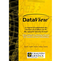 CHAUVIN ARNOUX Logiciel de gestion des données et d'édition sur PC DATAVIEW - P01102095