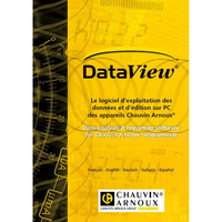 CHAUVIN ARNOUX Logiciel de gestion des données et d'édition sur PC DATAVIEW - P01102095