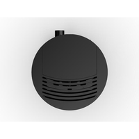 MCZ Poêle à granulés rond HALO AIR Black avec ventilation forcée