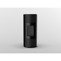 MCZ Poêle à granulés rond HALO AIR Black avec ventilation forcée