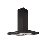 SILVERLINE Hotte îlot décorative Noire 90 cm - 4110