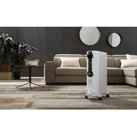 DELONGHI Radiateur à bain d'huile blanc 9 éléments 2000W - TRRS 0920