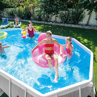 INTEX Piscine Hors sol ovale PREMIEUM 5.03 x 2.74 x 1.22 m - 26796NP