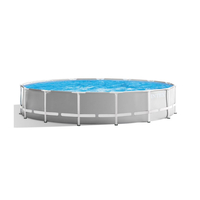 INTEX Piscine Hors sol Prism Frame ronde 4.57 x 1.07 m - 26724NP