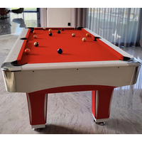 TABLE DE BILLARD - ROUGE