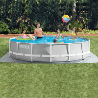 INTEX Piscine Hors sol Prism Frame ronde 4.57 x 1.07 m - 26724NP