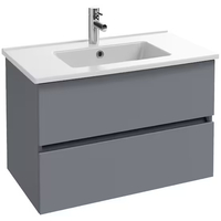 JACOB DELAFON Tolbiac meuble sous plan-vasque Gris 80 cm - EB2352-ECD