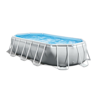 INTEX Piscine Hors sol ovale PREMIEUM 5.03 x 2.74 x 1.22 m - 26796NP