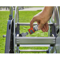 GARDENA Devidoir métal sur roues CleverRoll M équipé {1/2") 13 mm 20 m - 18542-20