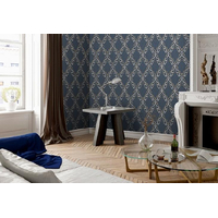 ANKA Papier peint classique avec motif d'ornement en forme de losange - 1610