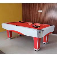 TABLE DE BILLARD - ROUGE