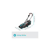 GARDENA Tondeuse PowerMax 37/1800 G2max 500 m2 - 14637-20