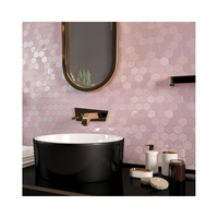 TOGAMA Mosaique hexagonale Sixties rose tomette 32x27 cm – Paquet 1 m2