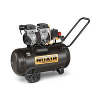 NUAIR Compresseur a air silencieux SILTEK TB 50L 1,5HP 59 Db - B2DC304NUA