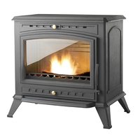 INVICTA Alma Poêle à bois en fonte  12kW  - P912644